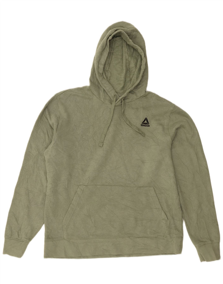 Reebok Herre hættetrøje Jumper Medium Grøn Bomuld