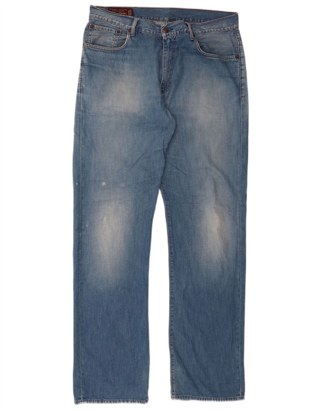 Marlboro Classics Straight Jeans til mænd W36 L34 Blå Bomuld