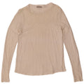 Zara Dame Top Langærmet UK 12 Medium Off White Floral
