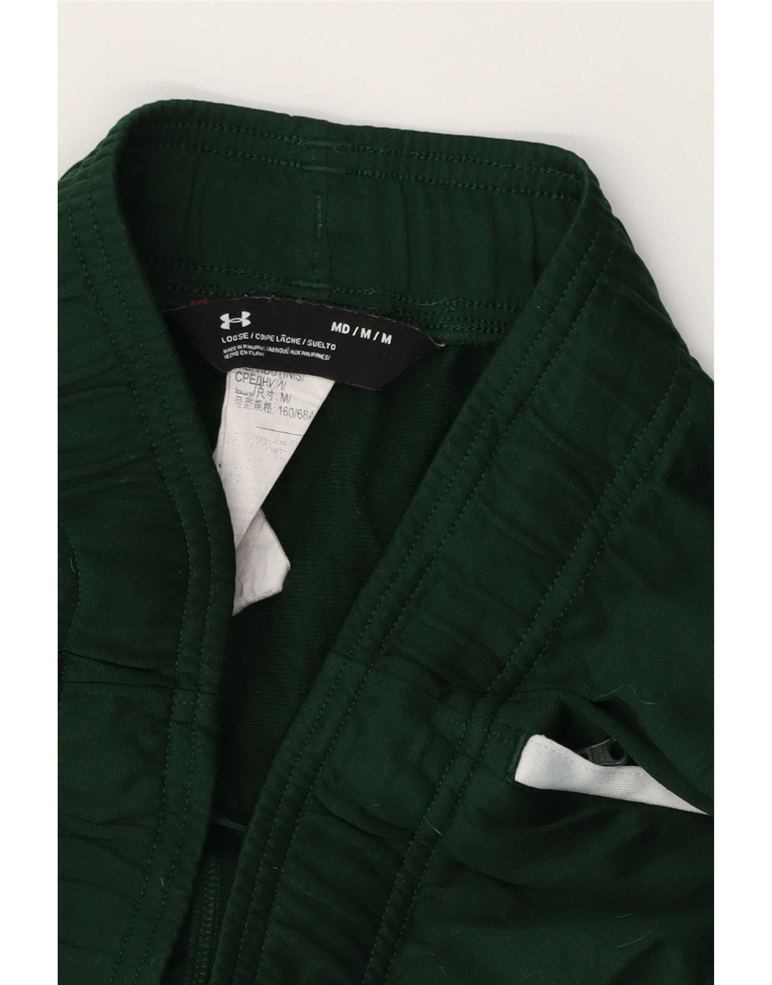 UNDER ARMOUR Mens Tracksuit Trousers Medium  Green Polyester Vintage Under Armour and Second-Hand Under Armour from Messina Hembry 