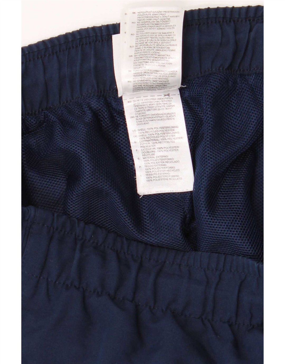Adidas Herre Regular Sports Shorts Large Navy Blue Polyester Sports