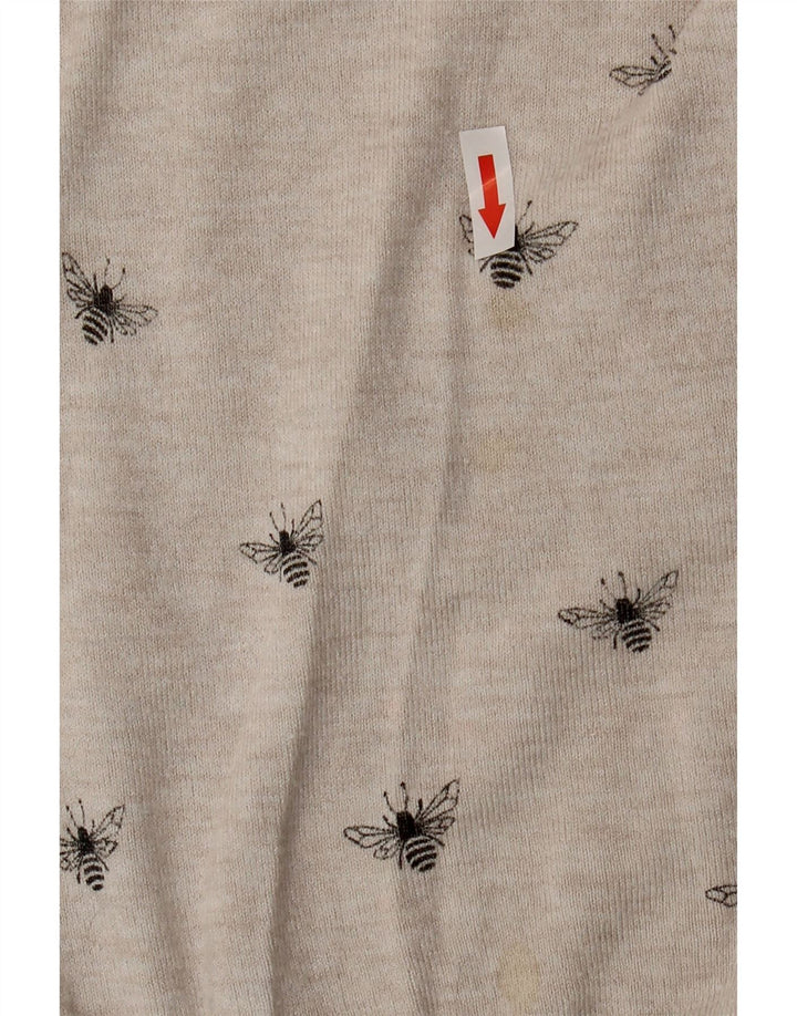 Marks & Spencer Dame Boat Neck Jumper Sweater UK 8 Small Grey