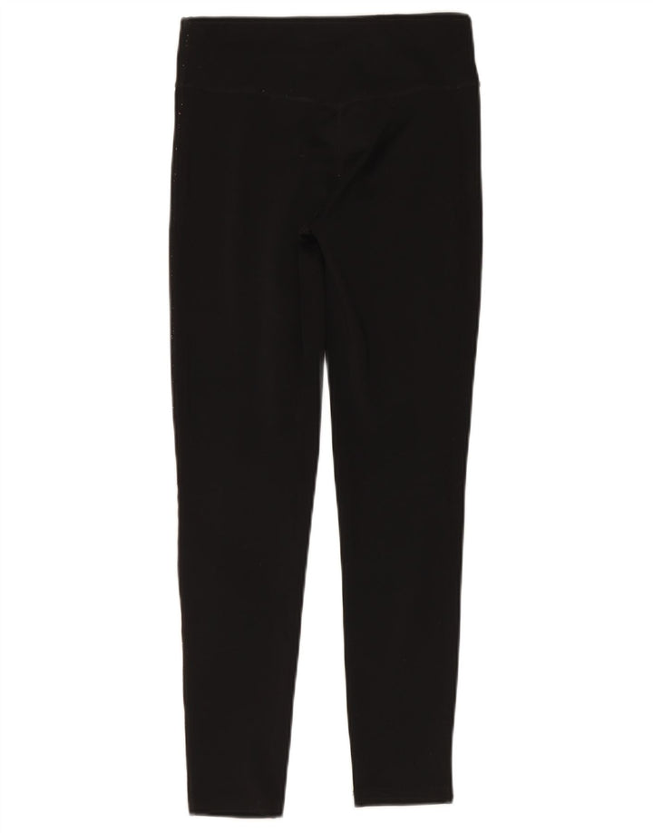 Nike Dame Dri Fit Leggings UK 14 Large Black Polyester