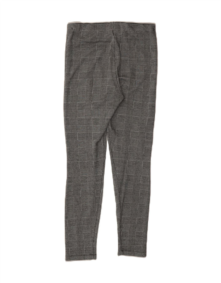 ZARA Womens Skinny Casual Trousers Medium W28 L27 Grey Check Vintage Zara and Second-Hand Zara from Messina Hembry 