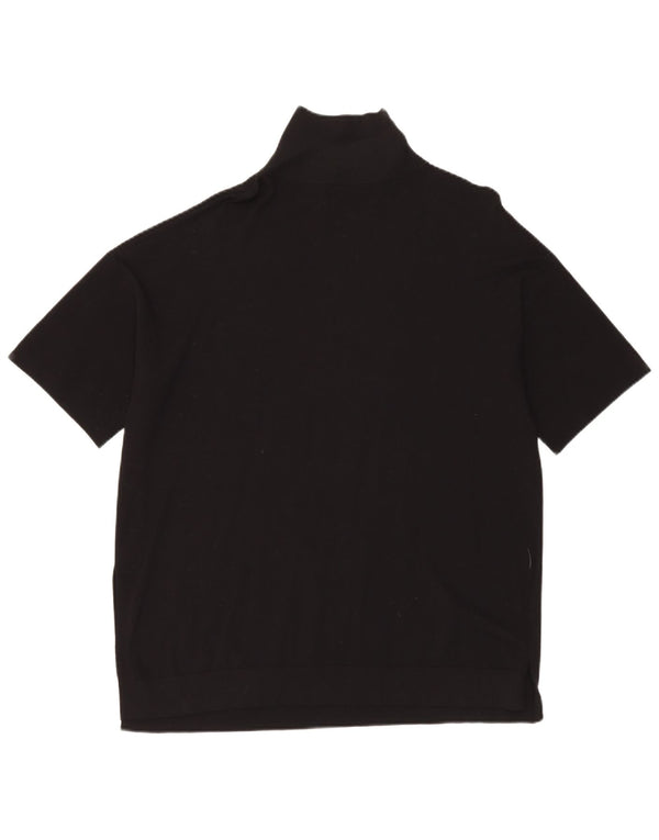 Max Mara Dame Bluse Top UK 20 2XL Sort