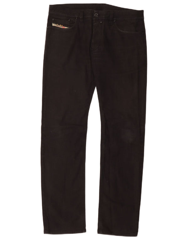 Diesel Herre Slim Jeans W34 L34 Sort Bomuld