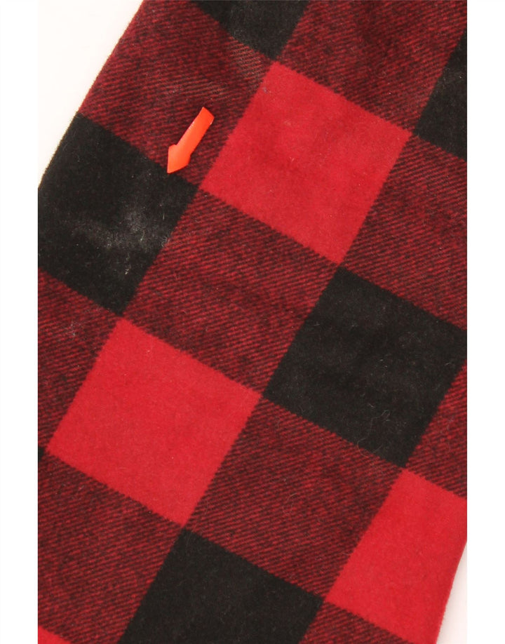 Nike skovhugger flannelskjorte til mænd XL Rød Gingham Wool
