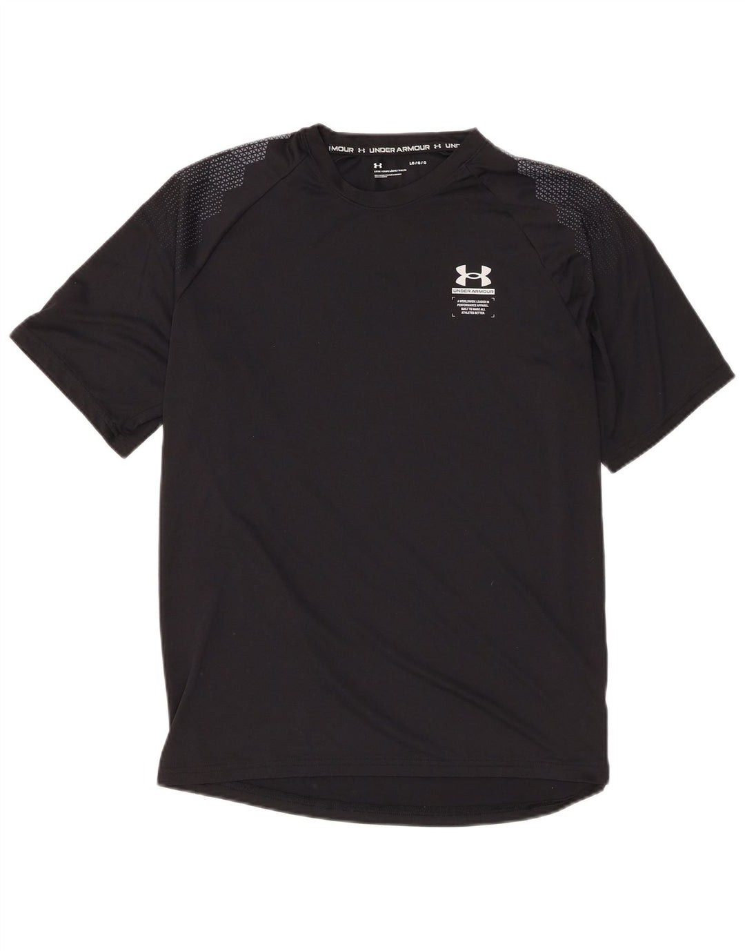 Under Armour Herre T-Shirt Top Stor Sort Polyester