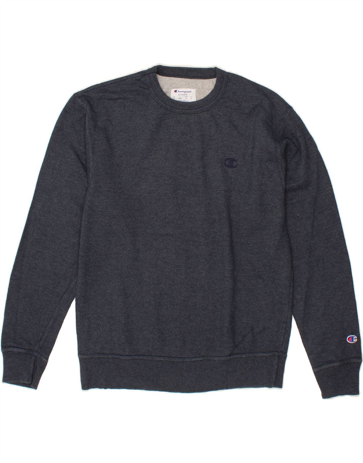 CHAMPION Mens Sweatshirt Jumper Medium Navy Blue Vintage Champion and Second-Hand Champion from Messina Hembry 