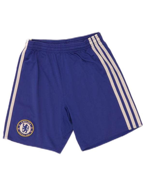 Adidas Boys Chelsea FC grafiske sportsshorts 11-12 år blå polyester