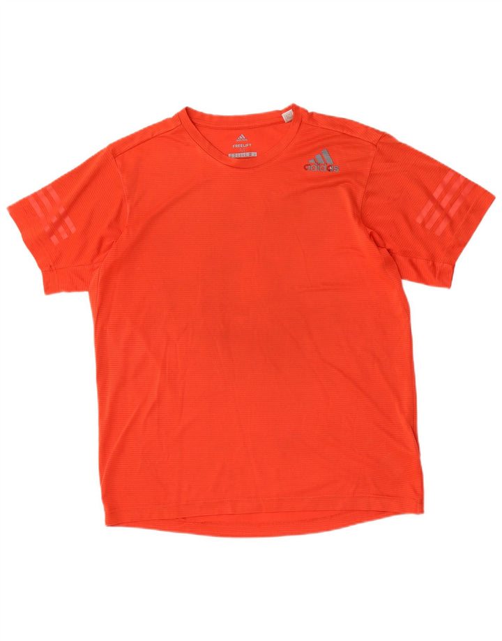 Adidas Herre Climacool T-Shirt Top Medium Rød Polyester
