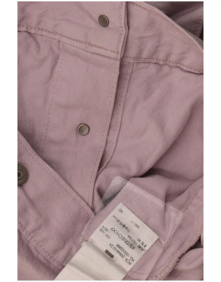 LEVI'S Dame denimjakke UK 6 XS Lilla Bomuld