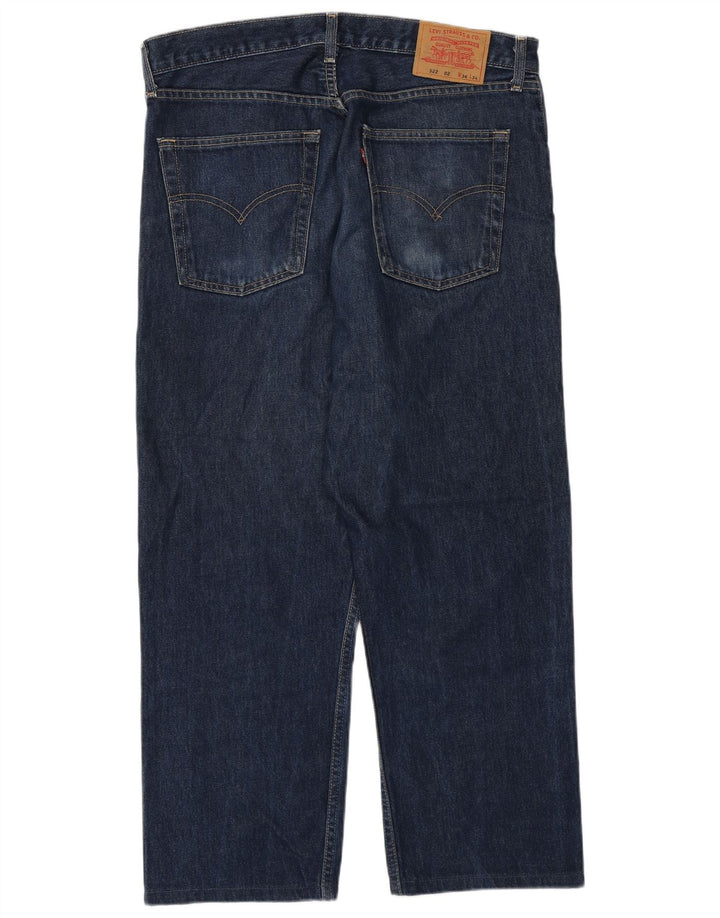 Levi's Herre 522 Straight Jeans W36 L27 Marineblå