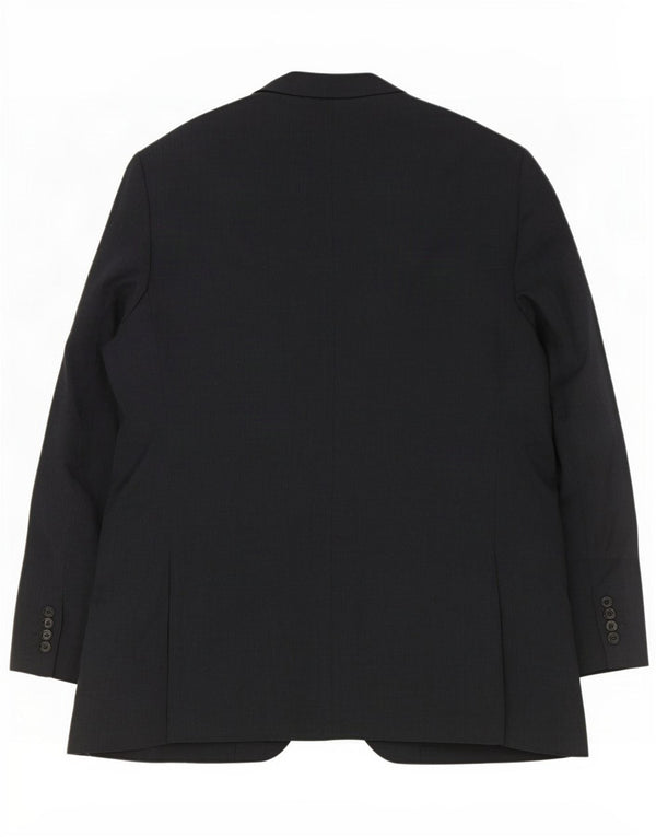 Marks & Spencer Herre lang 2-knaps blazerjakke UK 48 2XL Grå uld