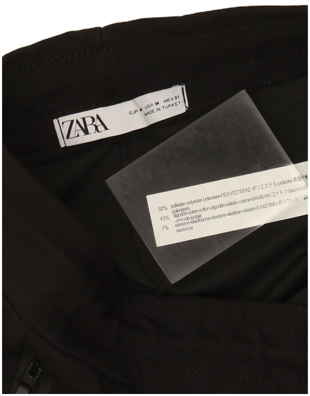 Zara træningsdragt bukser til kvinder Medium sort polyester