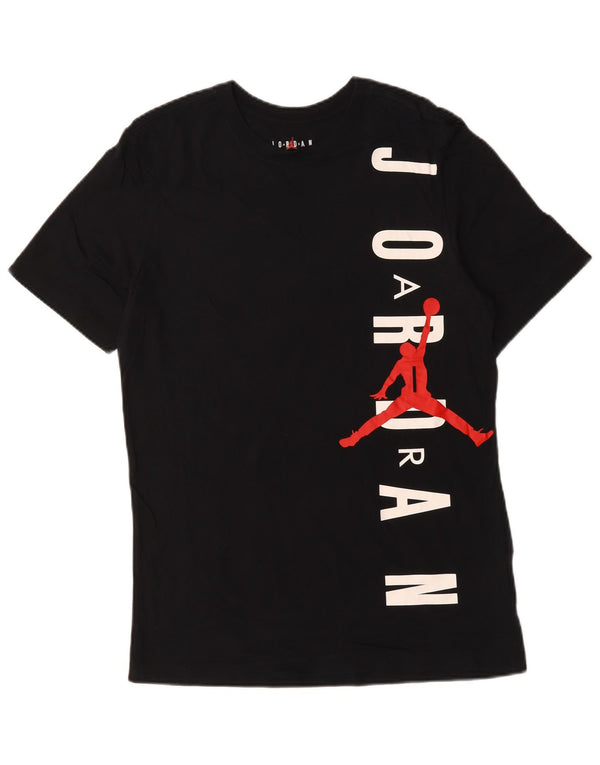 Jordan Herre grafisk T-shirt Top Medium Marineblå Bomuld