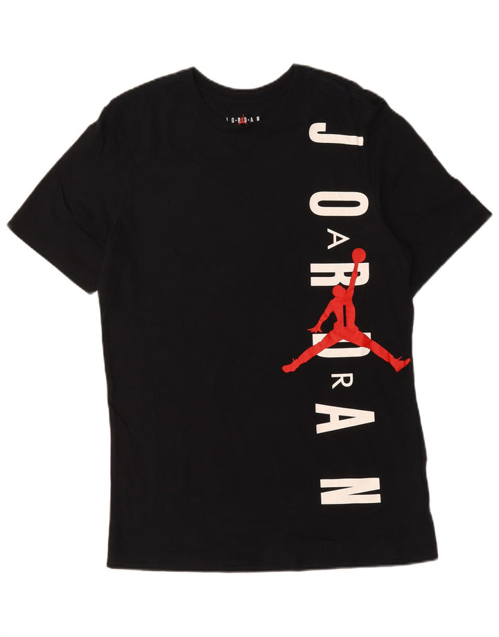 Jordan Herre grafisk T-shirt Top Medium Marineblå Bomuld