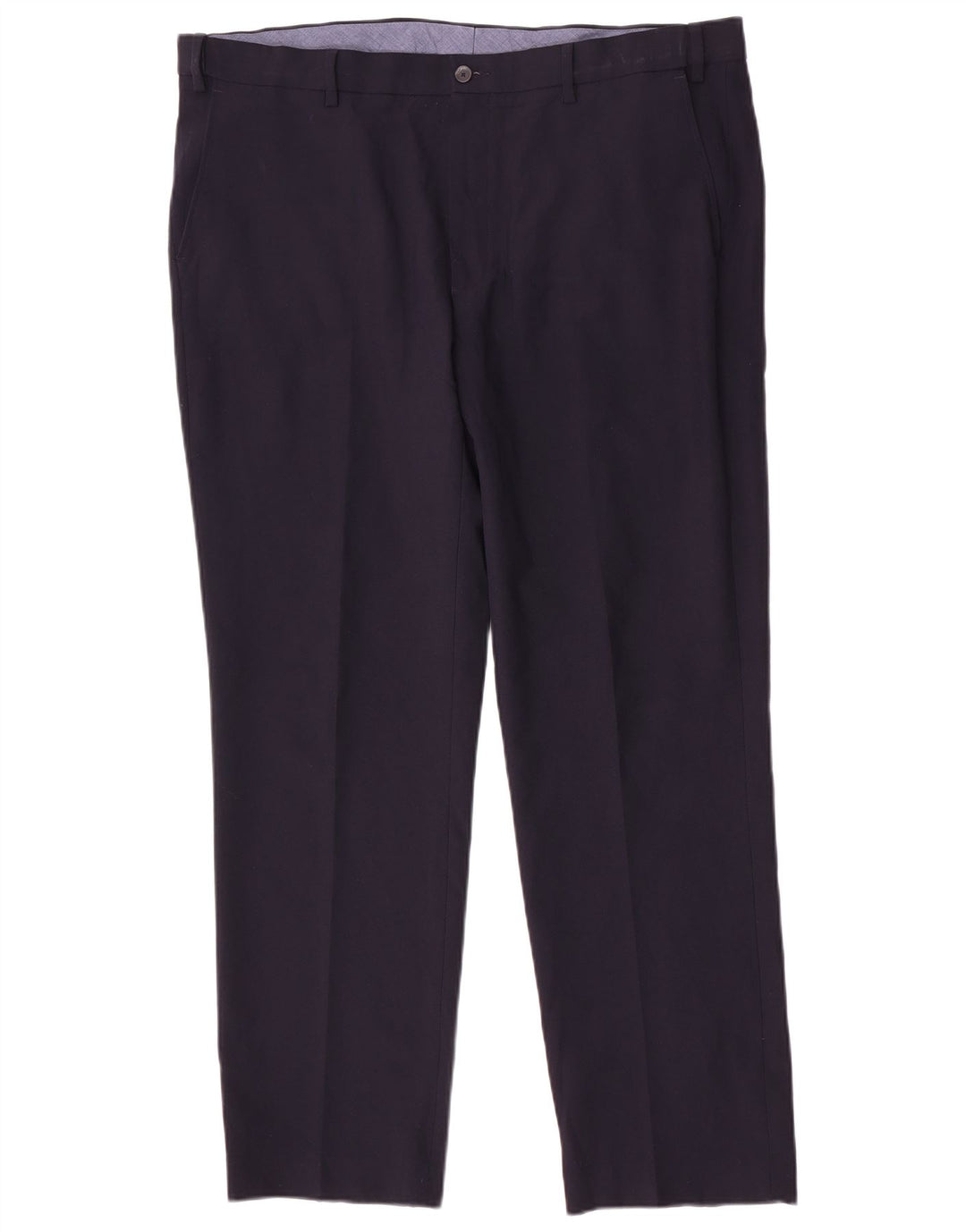 Marks & Spencer Herre Straight Regular Suit Bukser W40 L31 Navy Blue