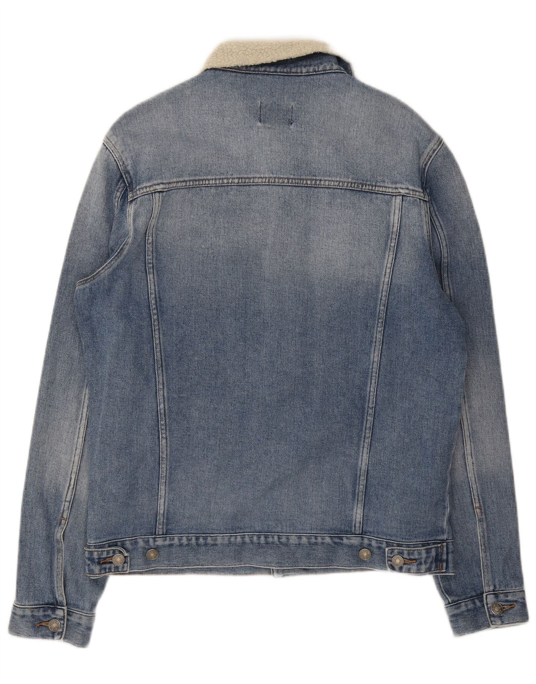 Lee Herre Riders Denim Jacket UK 40 Large Blue Colourblock Bomuld