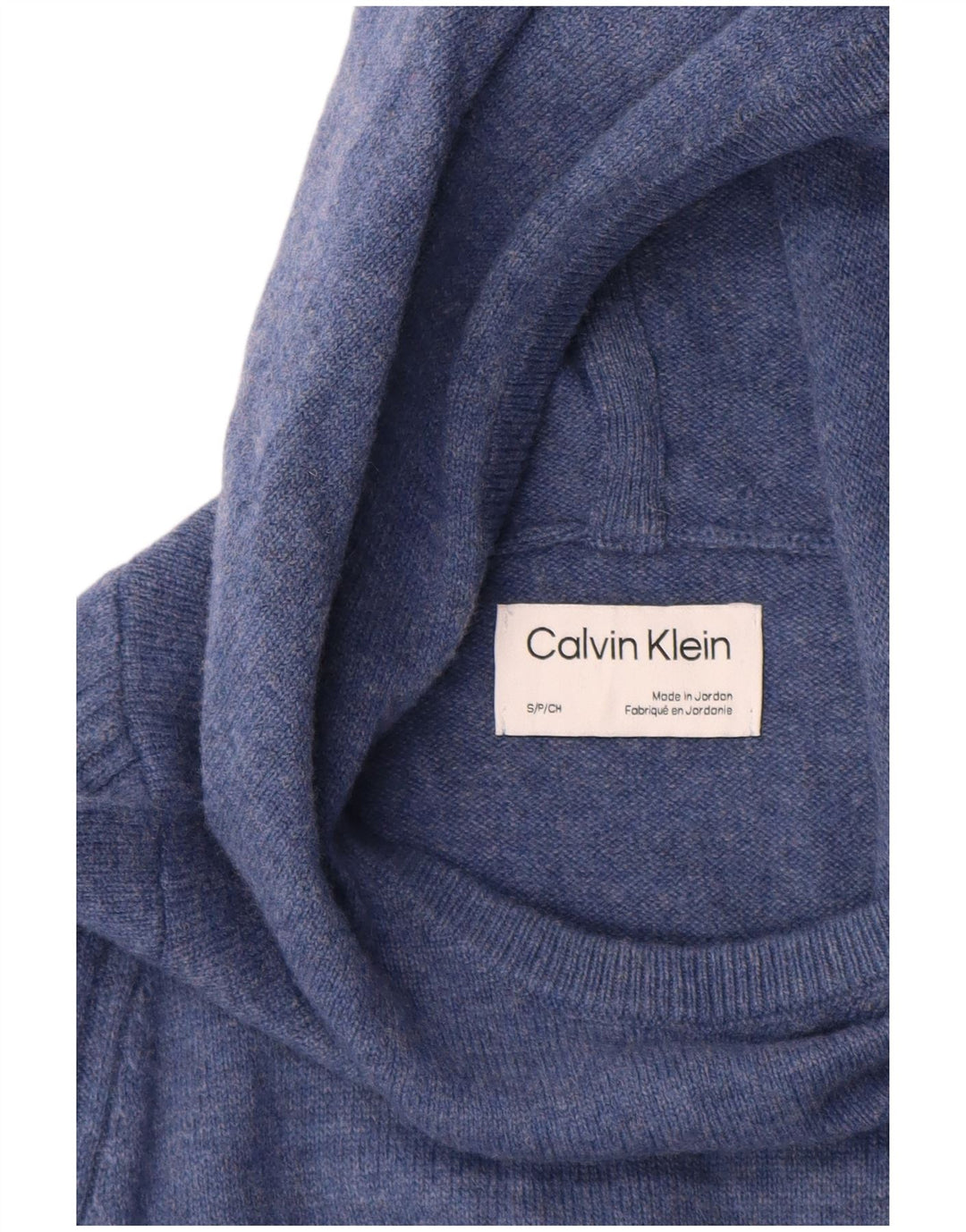 Calvin Klein Herre hættetrøje Sweater Small Blue Flecked