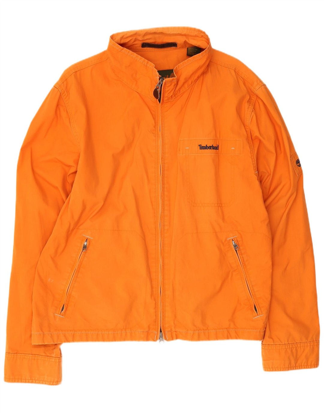 Timberland Herre Bomber Jacket UK 40 Stor Orange Bomuld