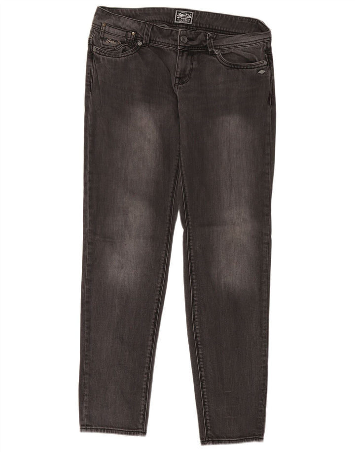 Superdry Slim Jeans til kvinder W29 L32 Grå Bomuld