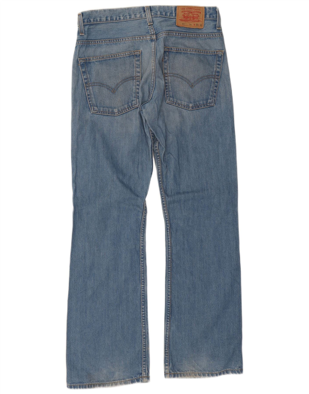 LEVI'S Herre 507 Bootcut Jeans W32 L32 Blå Bomuld