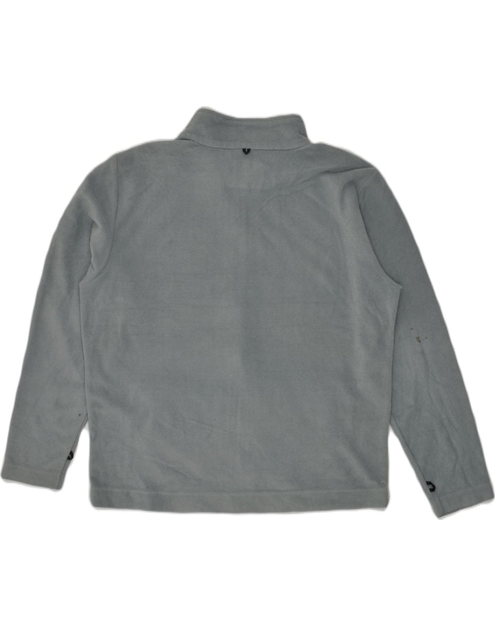 NFL Mens Fleece Jacket UK 40 Large Grey Polyester | Vintage NFL | Thrift | Second-Hand NFL | Used Clothing | Messina Hembry 