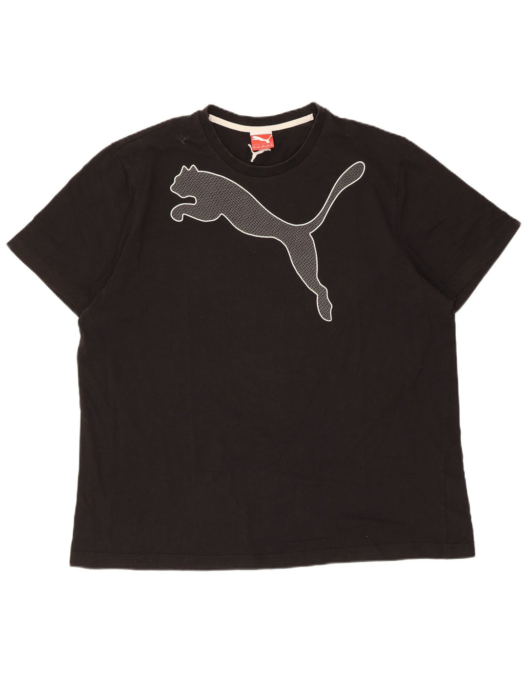 Puma Herre Grafisk T-Shirt Top 2XL Sort Bomuld