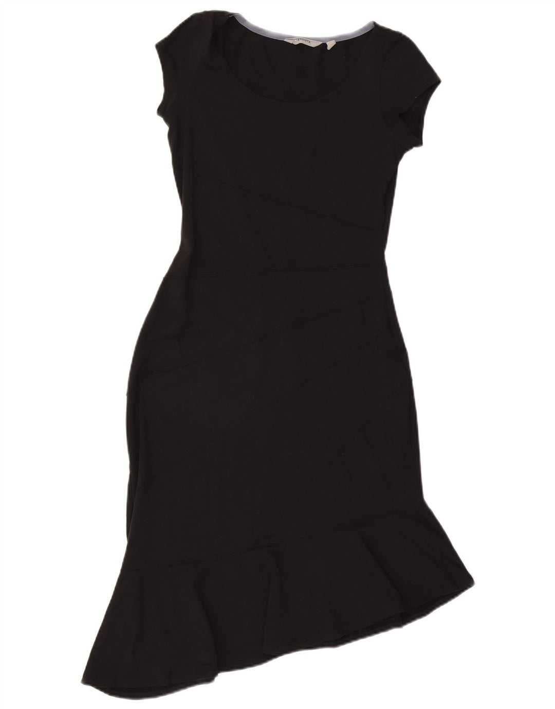 Athleta kvinders asymmetrisk kjole UK 6 XS sort nylon