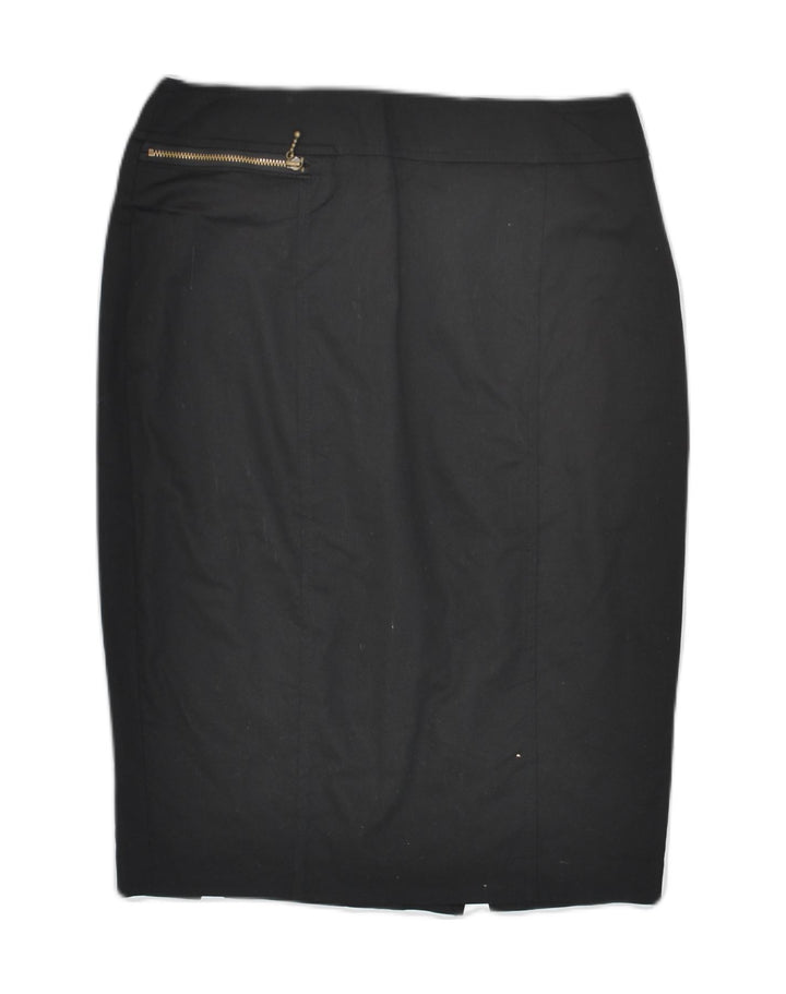 MOSSIMO Womens Straight Skirt US 2 XS W28  Black Cotton | Vintage Mossimo | Thrift | Second-Hand Mossimo | Used Clothing | Messina Hembry 