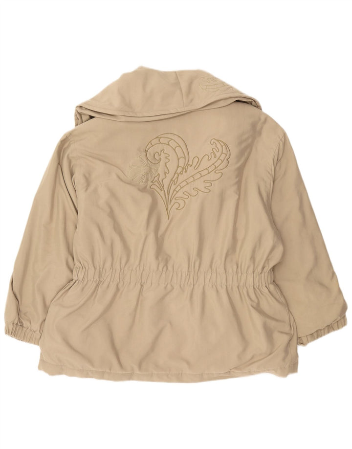 Vintage overfrakke til kvinder UK 16 Large Beige