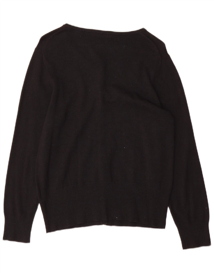 Marks & Spencer Dame Cardigan Sweater UK 16 Large Black Viscose