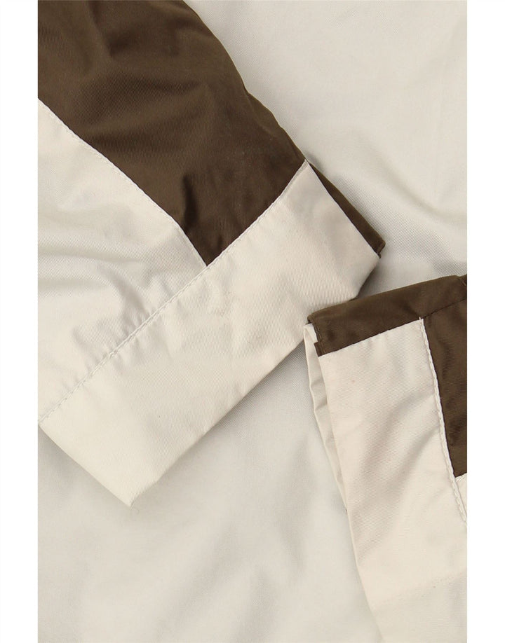 IGUANA vindjakke med hætte til kvinder EU 46 XL Hvid Colourblock