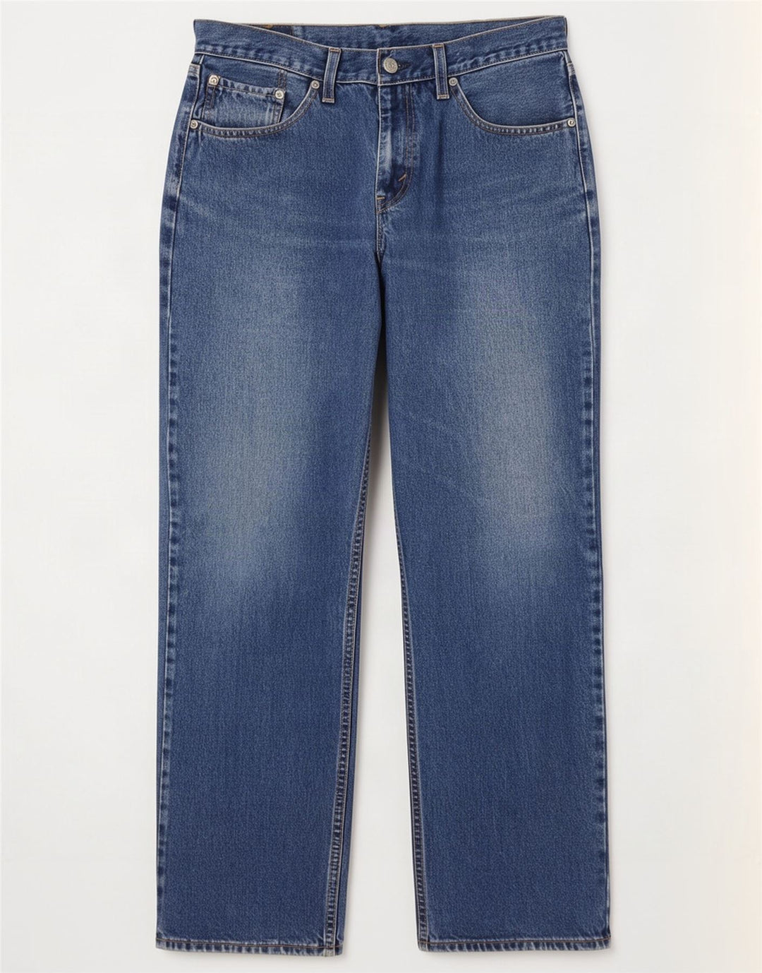 Levi's Dame 751 Straight Jeans W32 L30 Blå Bomuld