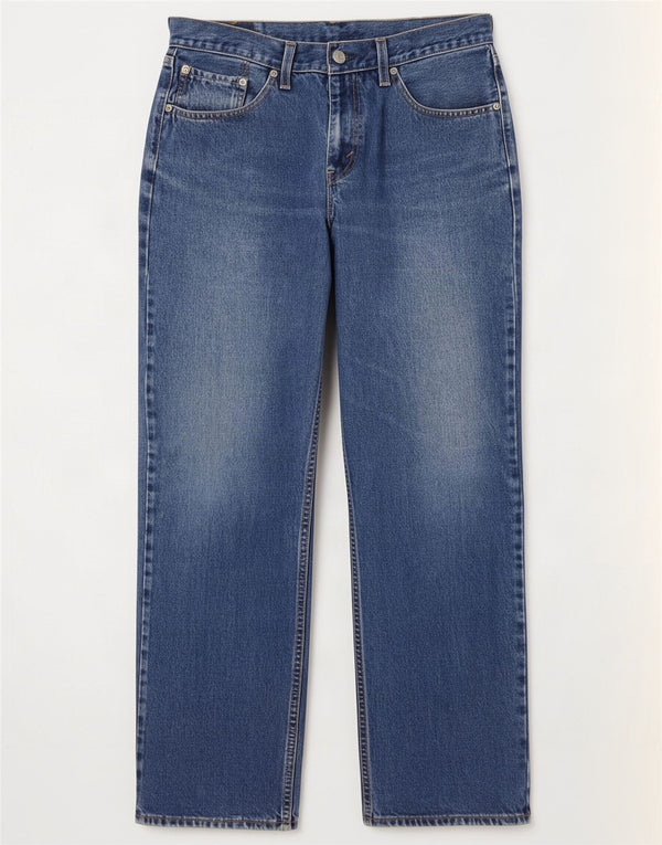 Levi's Dame 751 Straight Jeans W32 L30 Blå Bomuld