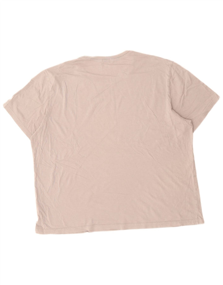 PAUL SMITH Herre grafisk T-shirt Top Stor grå bomuld