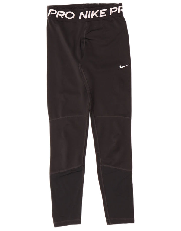 NIKE Girls Dri Fit Leggings 13-14 år XL Sort Polyester