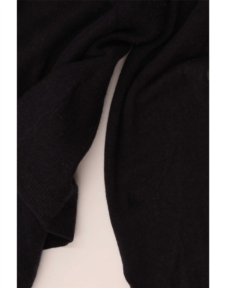 White Stuff Dame Cardigan Sweater UK 16 Large Navy Blue Wool