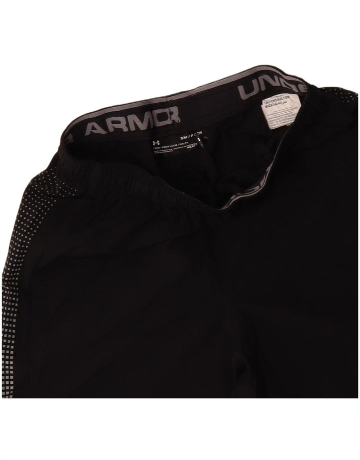 UNDER ARMOUR Herre Heat Gear Sports Shorts Små sorte plettet polyester