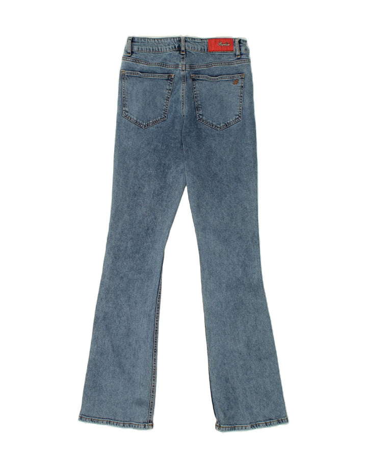 VINTAGE Womens Bootcut Jeans W30 L33 Blue Cotton Vintage Vintage and Second-Hand Vintage from Messina Hembry 