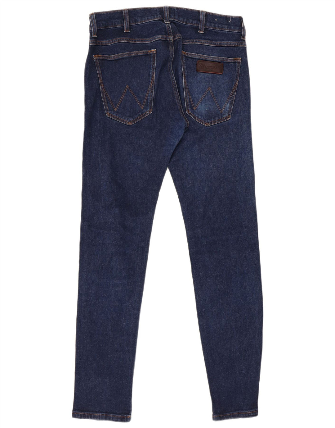 Wrangler Slim Jeans til mænd W31 L32 Marineblå bomuld