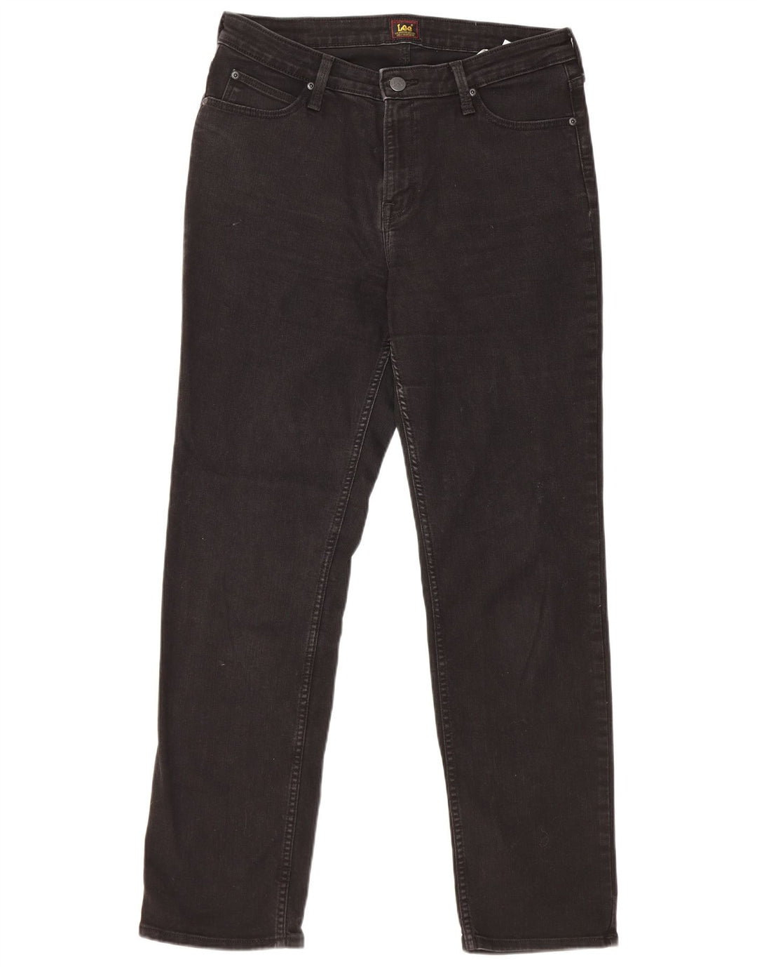Lee Dame Marion Straight Jeans W32 L31 Sort Bomuld