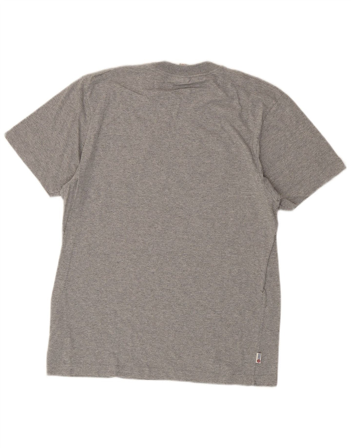 Franklin Marshall Herre grafisk T-shirt top mellemgrå bomuld