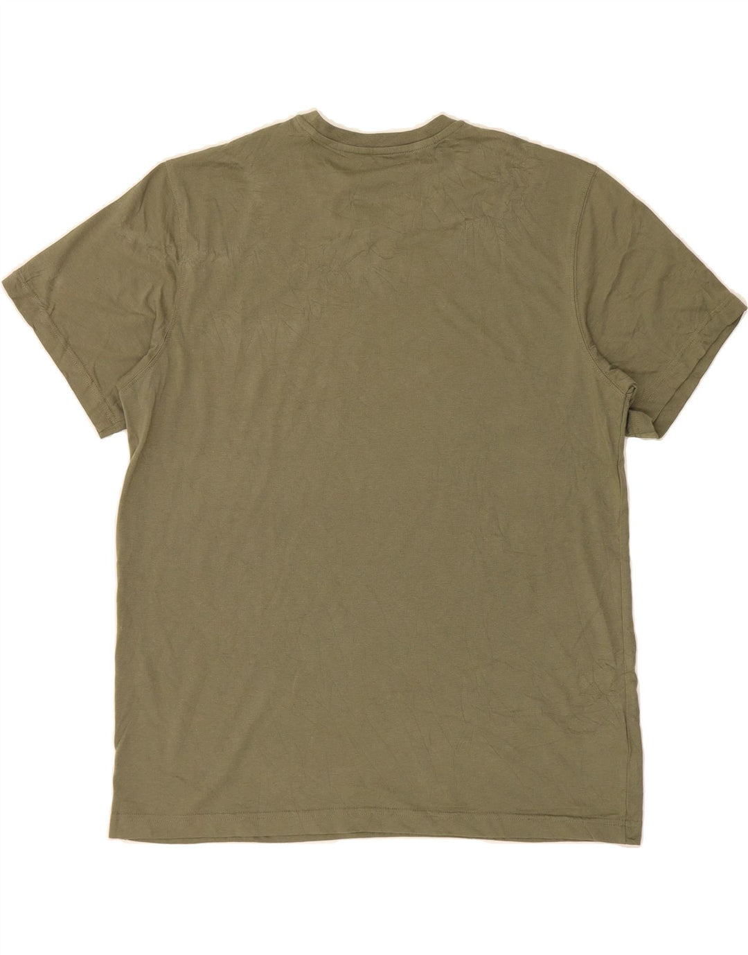 EDDIE BAUER Mens T-Shirt Top Large Khaki Cotton Vintage Eddie Bauer and Second-Hand Eddie Bauer from Messina Hembry 