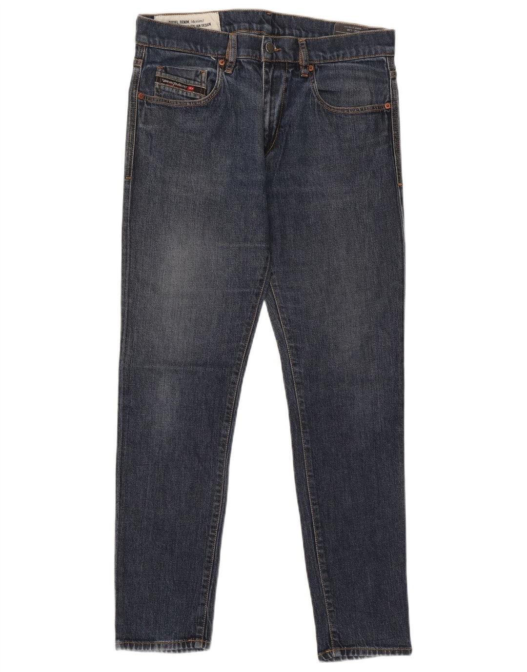 Diesel Herre Slim Jeans W32 L30 Navy Blue Lyocell