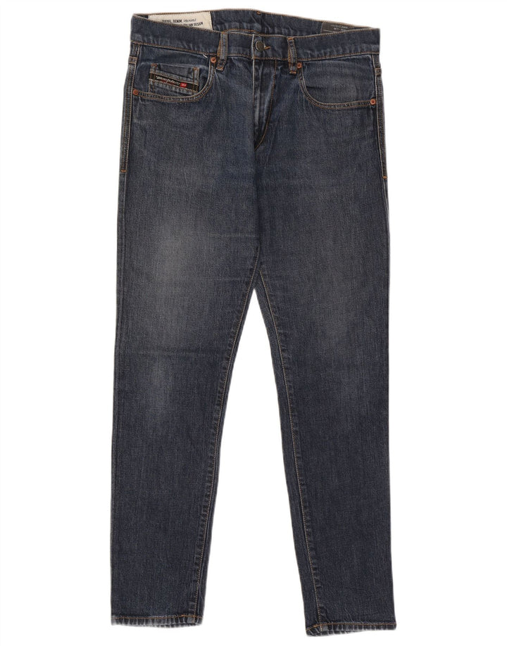 Diesel Herre Slim Jeans W32 L30 Navy Blue Lyocell