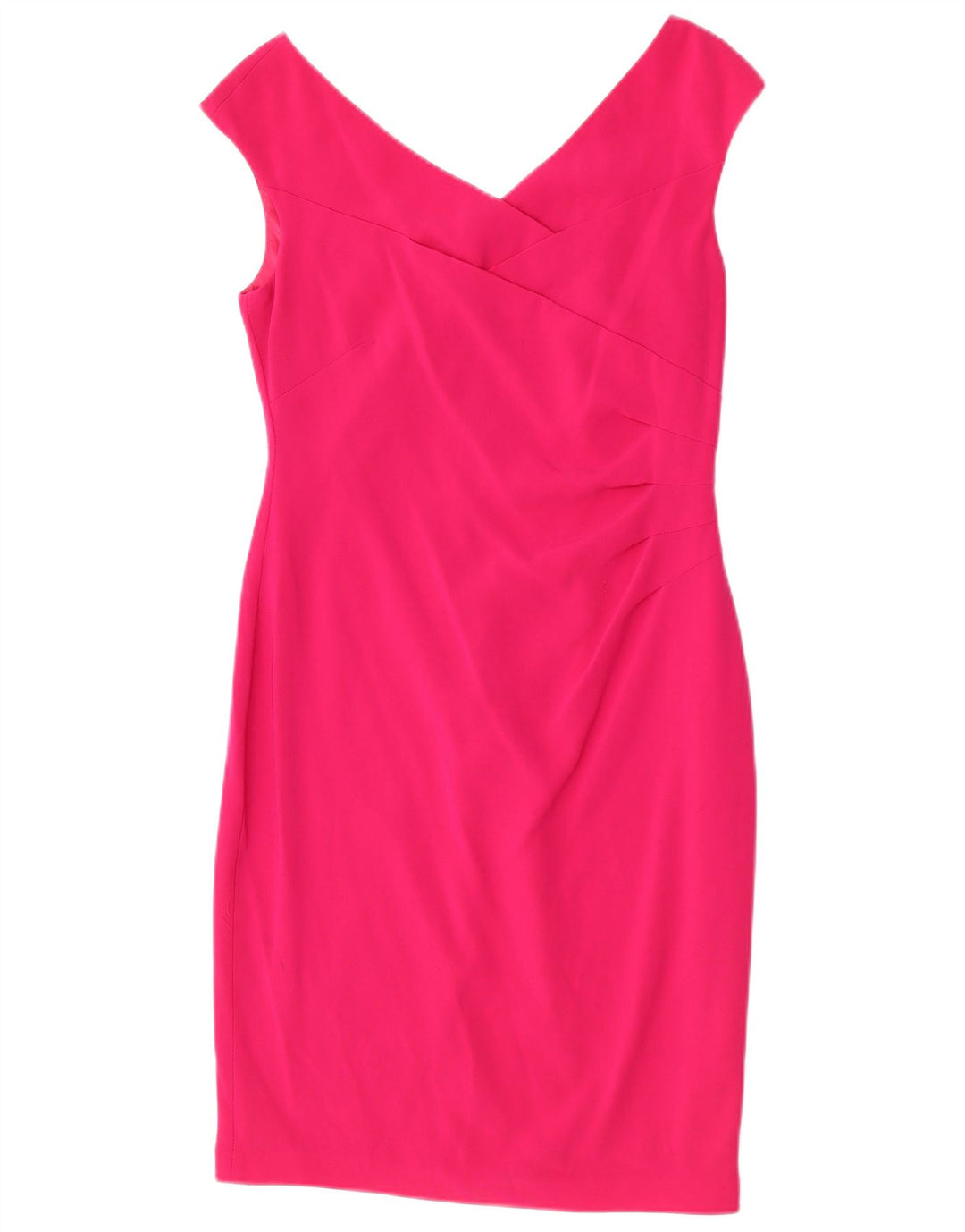 Coast Kvinders Ærmeløs Skede Kjole UK 12 Medium Pink Triacetat