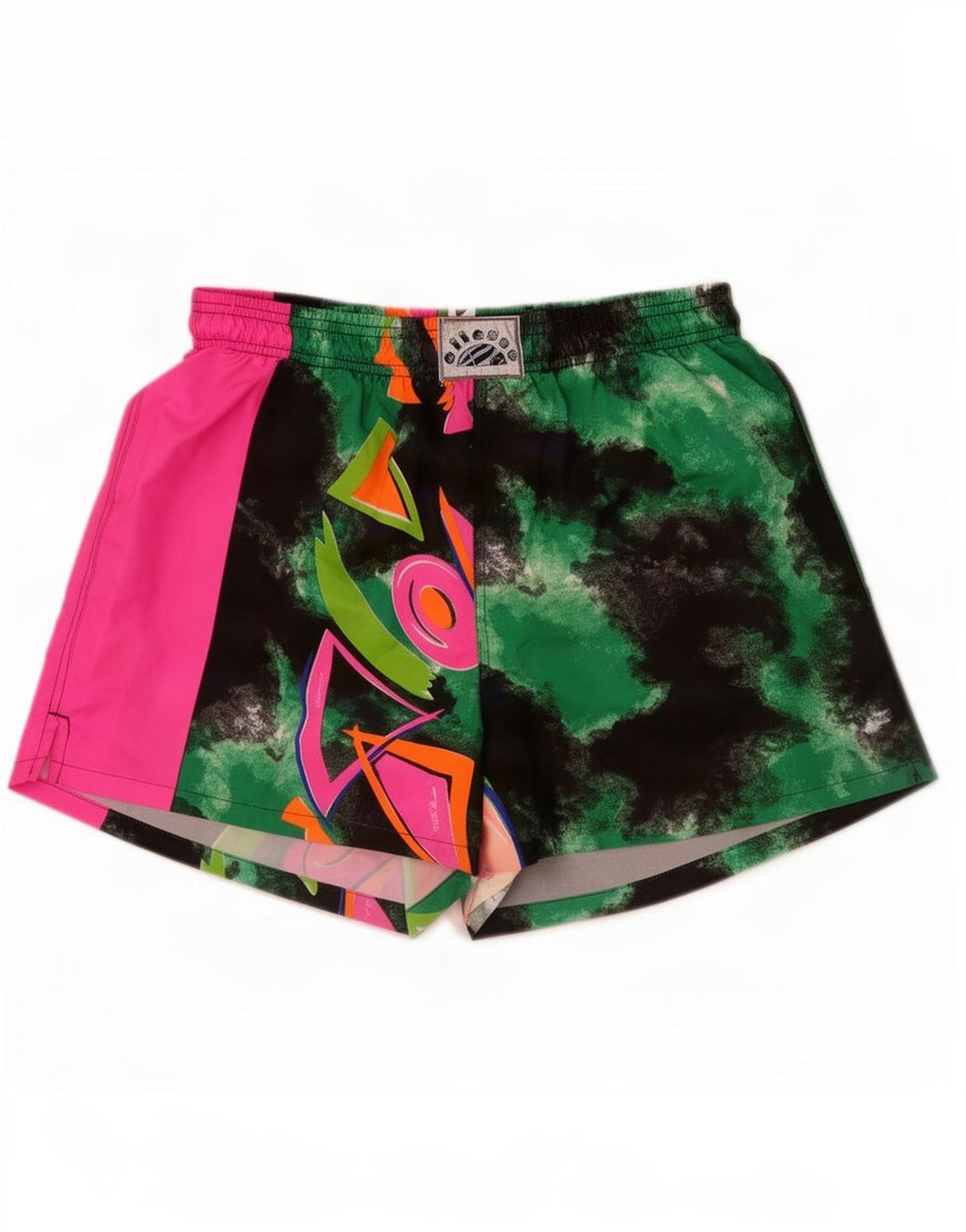 Ellesse Herre grafiske sportsshorts Medium Grøn Colourblock Polyester