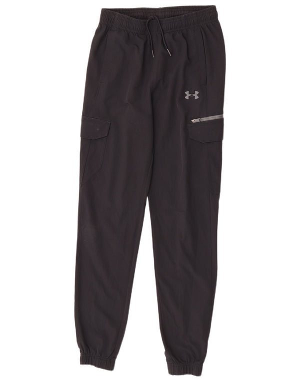 Under Armour Boys Cargo Træningsdragt Bukser Joggers 11-12 år Large Sort